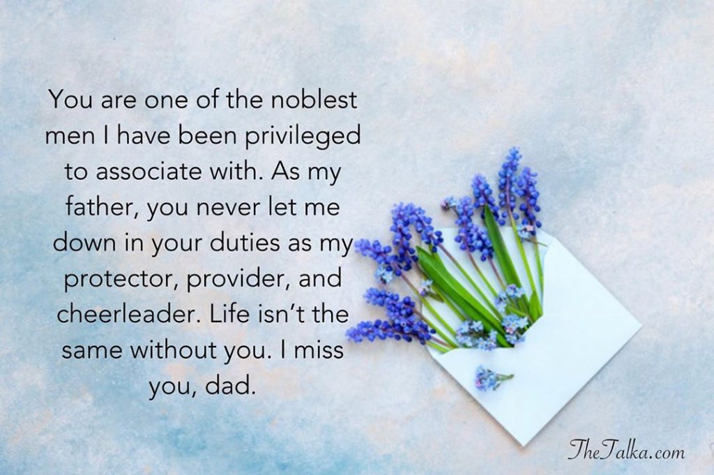 I Miss You Dad Messages After Death - TheTalka