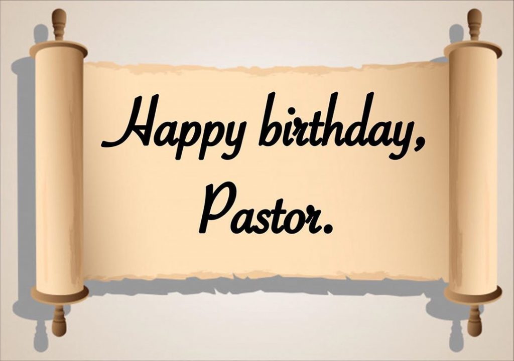 Birthday Wishes For Pastor 