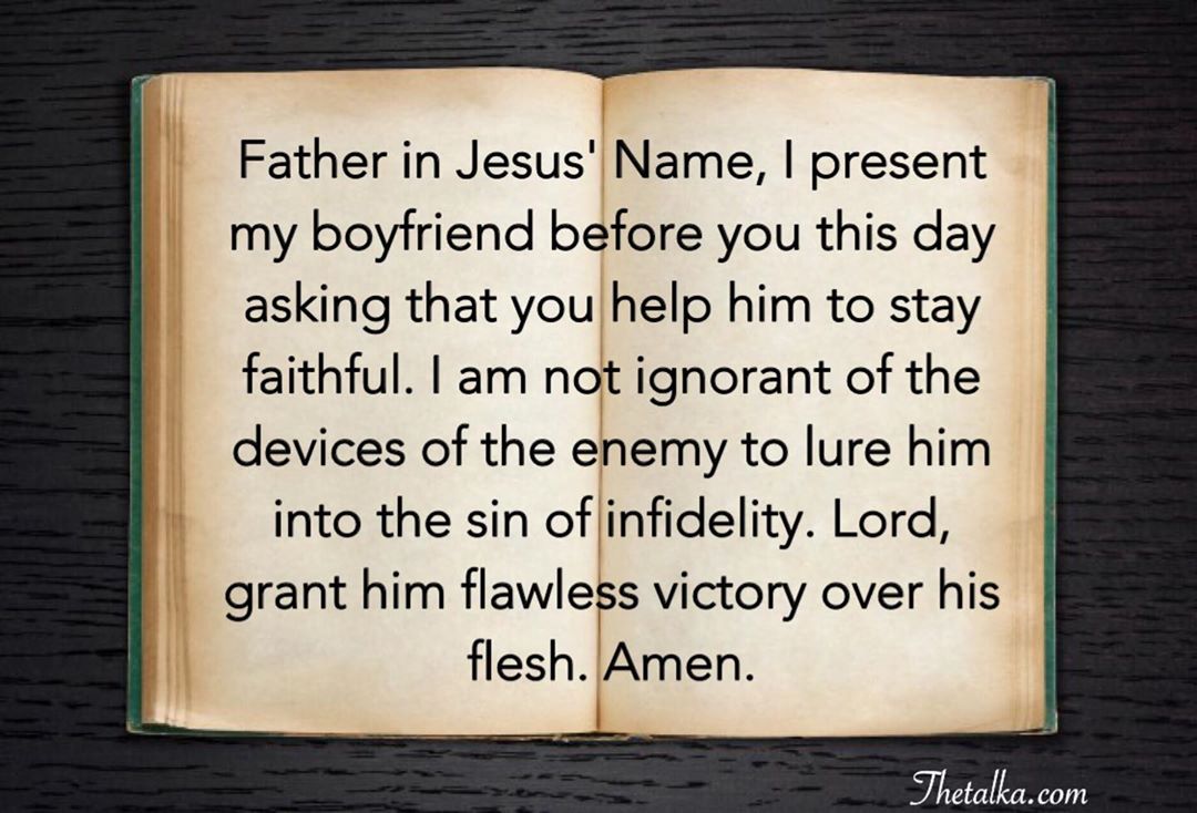 prayer for boyfriend