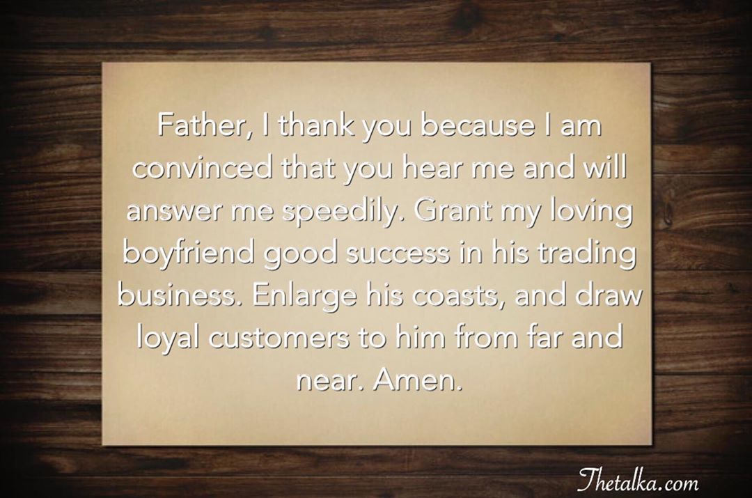 prayer for boyfriend