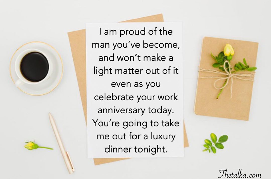 Funny Happy Work Anniversary Wishes