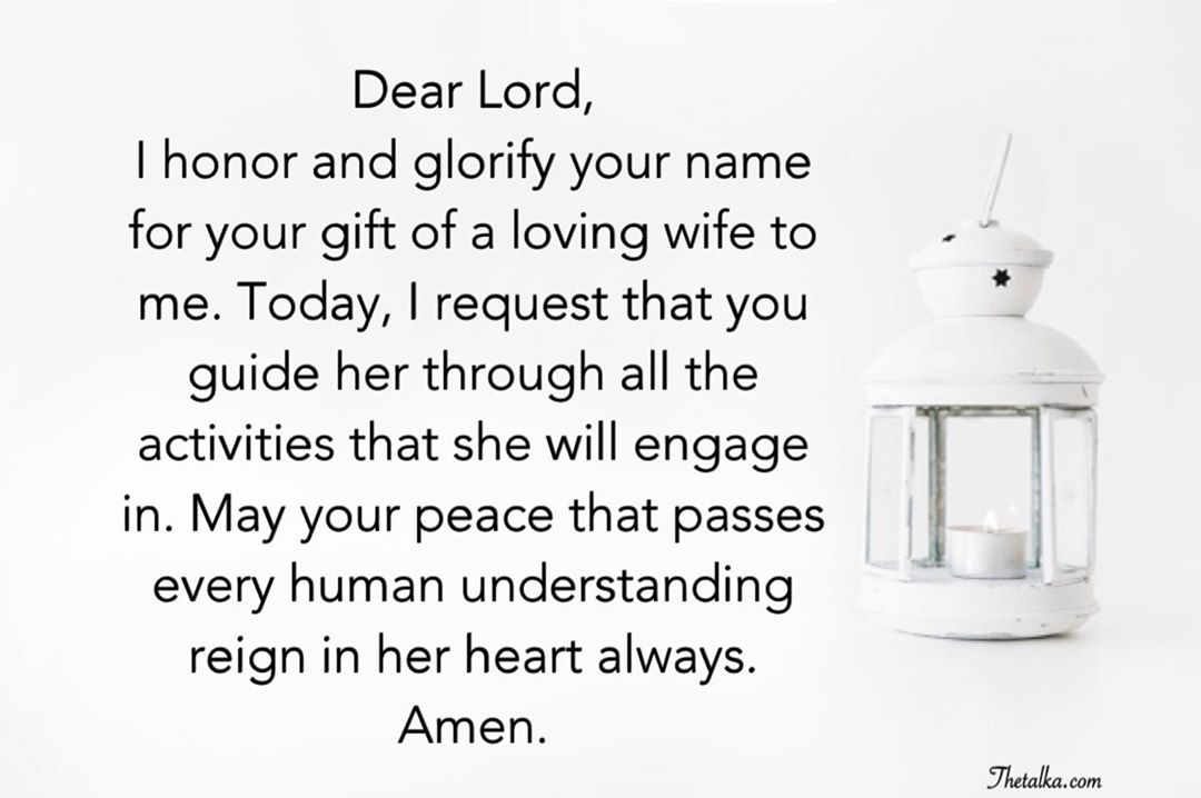 Powerful Prayers For Wife