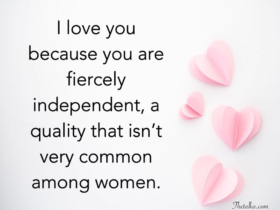 Reasons Why I Love You For Her