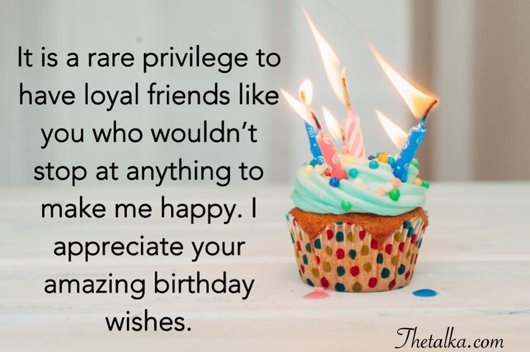 Emotional Thank You Messages For Birthday Wishes