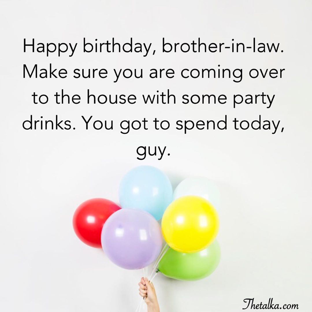 Funny Birthday Wishes For Brother-In-Law