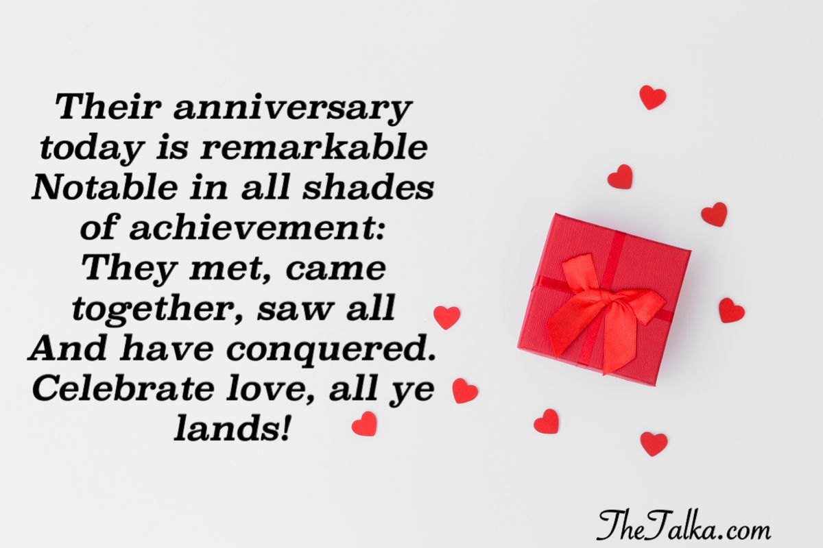 Anniversary Poems For Your Parents